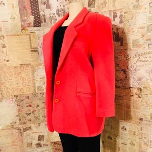 Henri Bendel Salmon Color Blazer